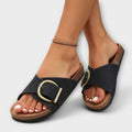 MILADINA  |Premium sandale s kopčom