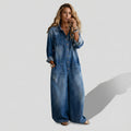 MILA | Sofisticiran denim kombinezon