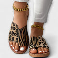 MIROSLAVA  |Premium sandale s leopard uzorkom